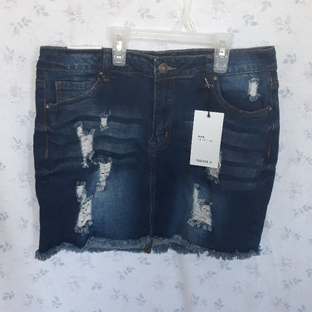 Super Cute Jean Mini Skirt